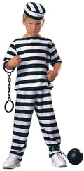 Child Prisoner Boy Costume Convict Child Costume Size Large