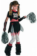 Cheerless Leader Girls Costume Size Large 10-12