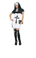 Sexy Sassy Sister Adult Nun Costume Small 6-8