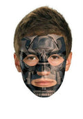 Transformers: Iron Hide Face Temporary Tattoo Makeup No Mask