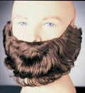 Brown Character Costume Beard and Mustache Adult Men's Facial Hair Accessory