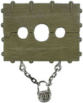 Extra Large Stock and Chain Execution Slave Haunted House Prop