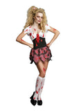 Dreamgirl High School Schoolghoul Sexy Schoolgirl Zombie Adult Costume XL 14-16