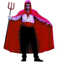 Red Nylon Hooded Cape Full Length 56"