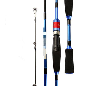 Blue straight handle