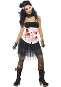 Smiffy's Womens Bleeding Beauty Gothic Adult Corset Tutu Costume Size Medium