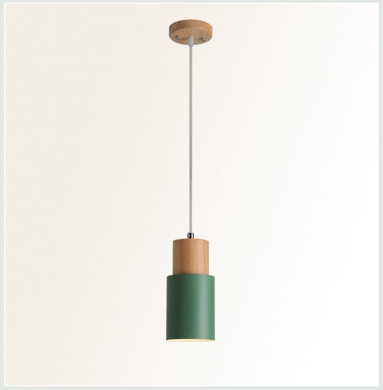 Wood-Pendant-Lights Island-Bar Hang-Lamp