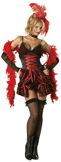 Womens Sexy Dance Hall Darlin Deluxe Burlesque Adult Saloon Girl Costume Small