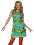 Womens Christmas Tree Dress Costume Adult Size Large