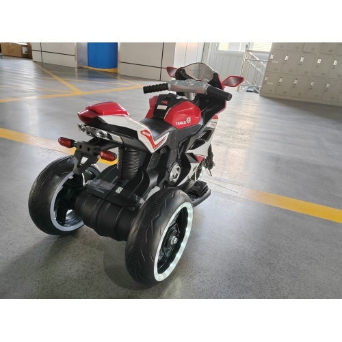 Kids 6V Electric Ride-On Motorcycle, Battery Powered Toy Bike for 3-4 Year Olds