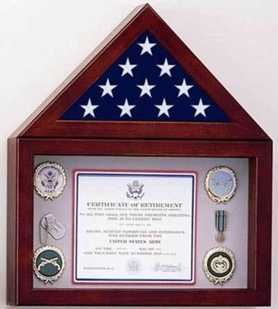 Flags Connections Flag Display Case with a 10 high Shadow Box