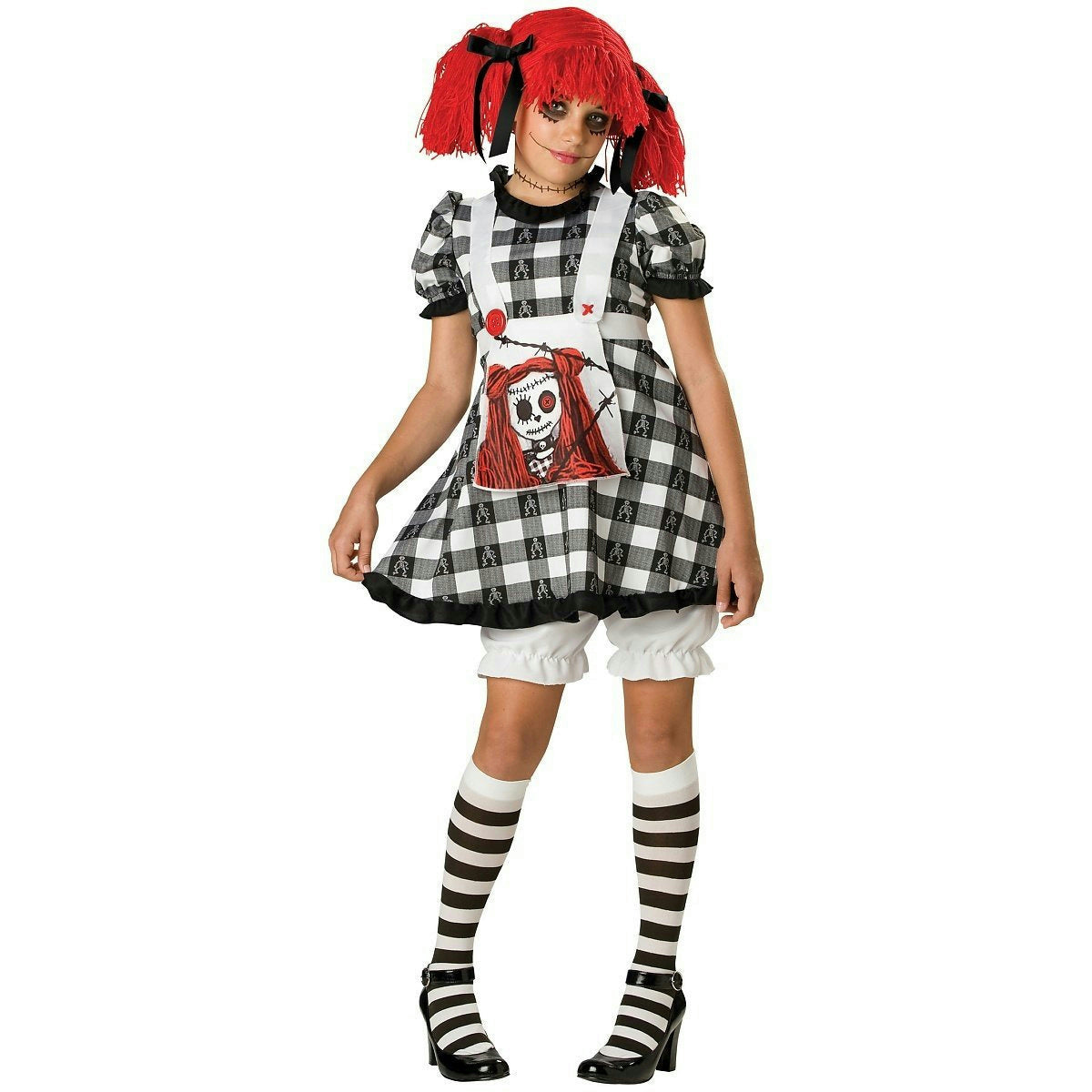 Tragedy Anne Gothic Rag Doll Tween Large Girls Costume Size 12-14