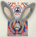 Democrat Political Donkey Disguise Costume Ears Nose Accessory Kit