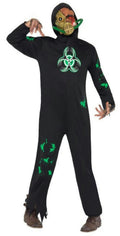 Men's Biohazard Man Zombie Smiffy's Adult Costume Size Large