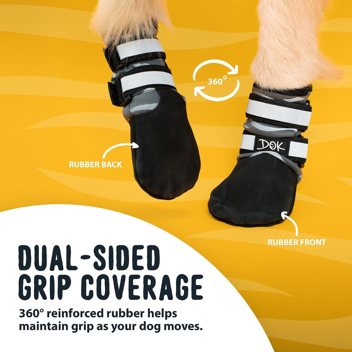 Tigertoes Neoprene Dog Booties for Paw Protection – 6 Sizes