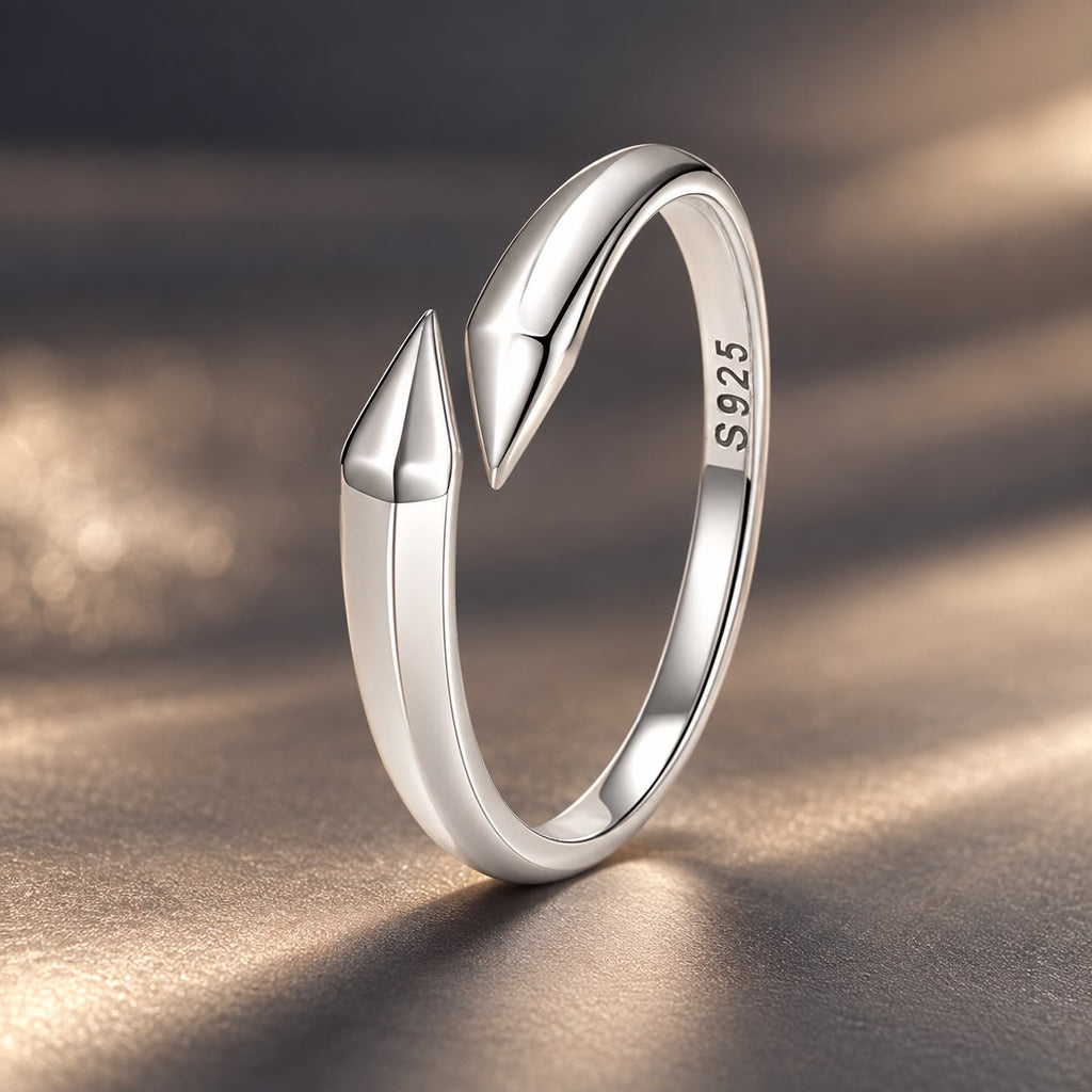 925 Sterling Silver Oxidized 0.18cm Ring