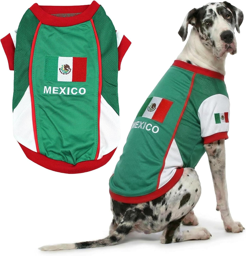 Parisian Pet Breathable Mesh Soccer Jersey for Dogs, XS–5XL