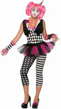 Forum Novelties Women's Sexy Harlequin Tricksy the Clown Adult Size M-L (8-12)