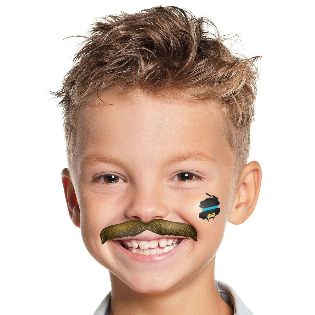StacheTATS The Signature The Disco Mustache Temporary Facial Tattoos Assortment