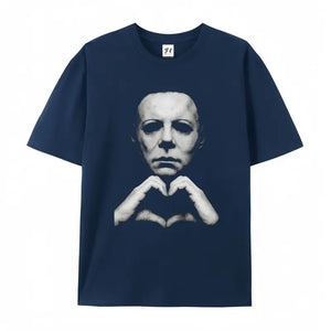 Horror "Michael Hand Heart" Graphic T-Shirt