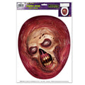 Peel 'N Place Bloody Zombie Head Toilet Topper Joke Gag