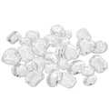 Pack of Clear Plastic Fake Diamonds Gems