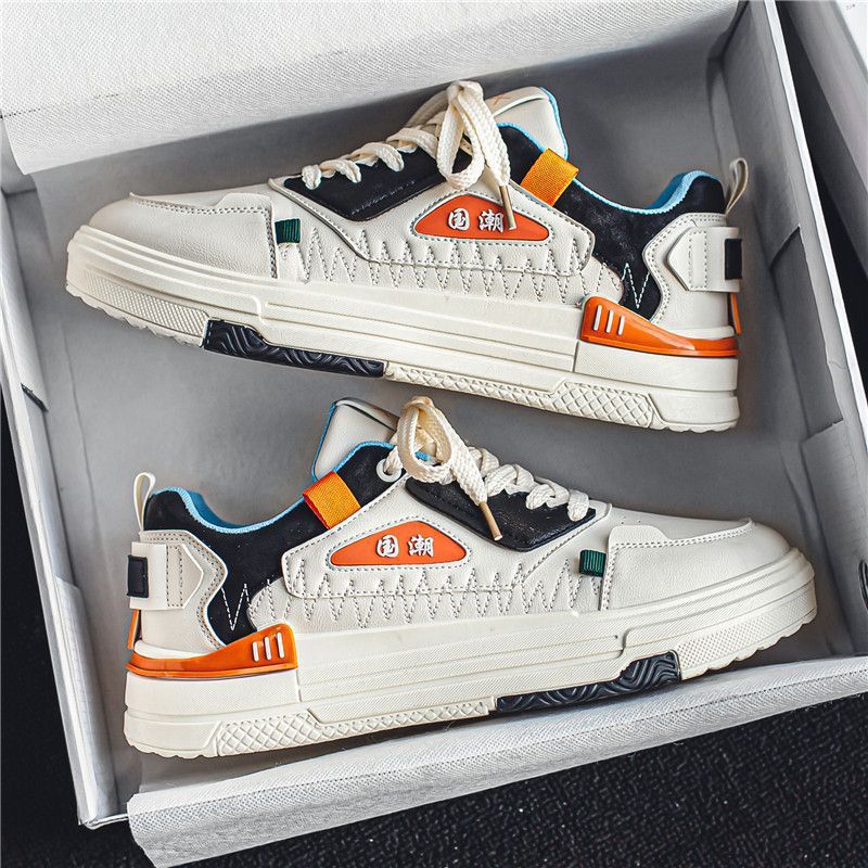 Spring New National Trendy Style Sports White Shoes Student Versatile Casual Sneakers