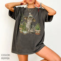 Funny Cat & Plant Lover T-Shirt