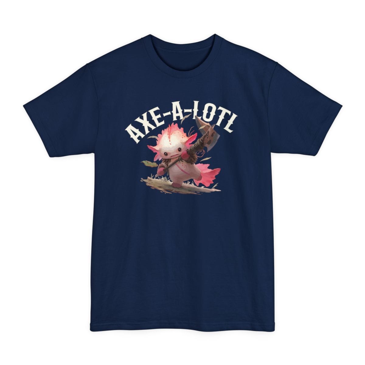Axe-A-Lotl Funny Axolotl D&D Tall T-Shirt