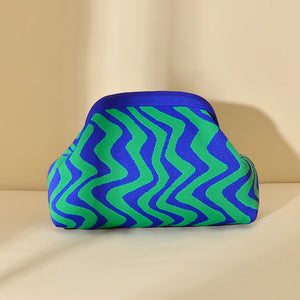Wave Pattern Blue Green