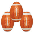 Football Paper Lanterns Pack of 3