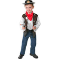 Rubie's Boy's Children's Western Cowboy Costume Dress Up Playset Size Small 4-6