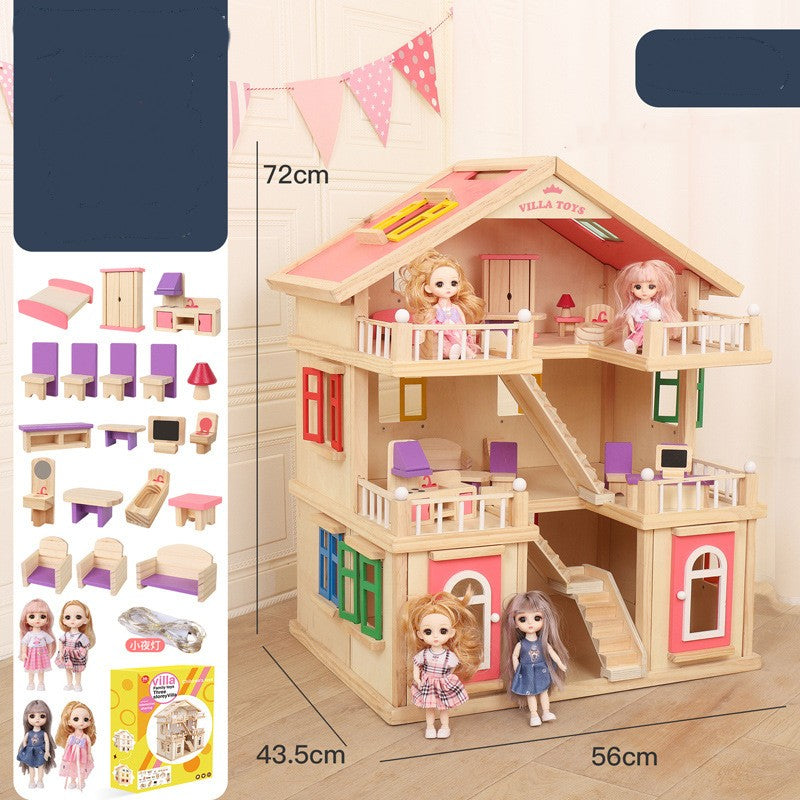 Storybook Wooden Dollhouse