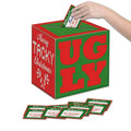 Ugly Christmas Sweater Party Contest Ballot Box With 10 Ballots