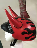 Disguise Hell Riders Vinyl Devil Helmet Costume Accessory Adult Size