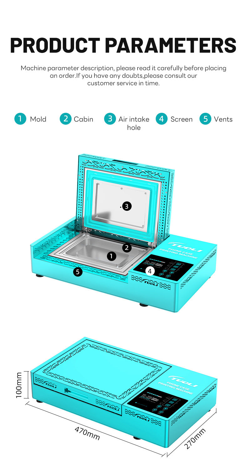 Phone Case Transfer Printing Press Shell Heat Transfer Machine Phone Case Printer