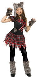 Fun World Wild Wolfie Girl Kids Costume