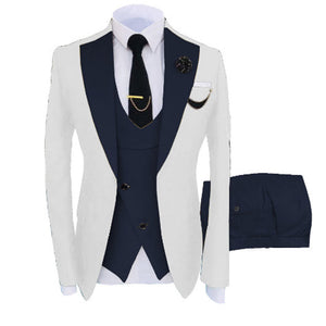 White And Dark Blue