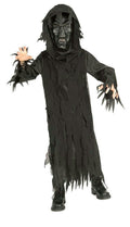 Rubie's Boy's Skeleton Lord Black Hooded Robe and Mask Child Costume Small 4-6