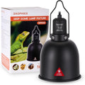 DXOPHIEX Reptile Heat Lamp Fixture Deep Dome Basking Light 5 Options