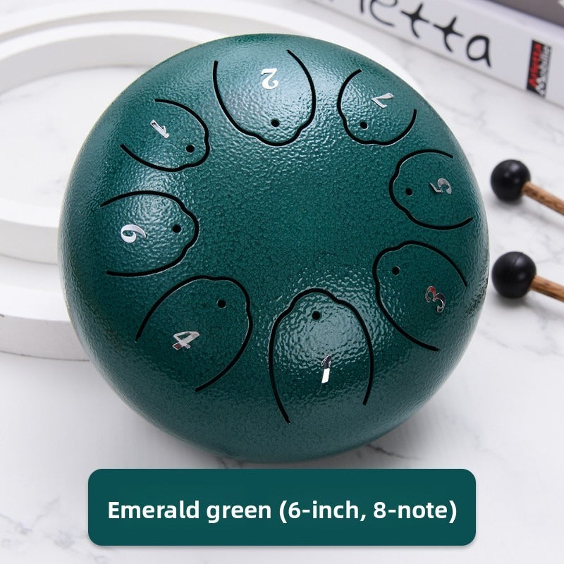 Series 6-Inch 8-Note Steel Tongue Drum