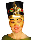 Nefertiti Ancient Egyptian Queen Cleopatra Semi Rigid Plastic Half Face Mask