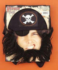 Pirate Eye Patch Beard and Bandanna Headpiece Costume Set Accessory Kit