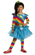 80's Flashback Rainbow Colorful Cutie Girls Tutu Child Costume Small 4-6x
