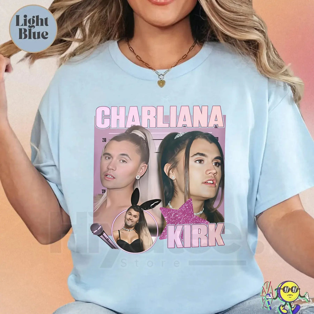 Charliana Kirk Meme T-Shirt – Funny "We're Charlie" Kirkify Krande Graphic Tee