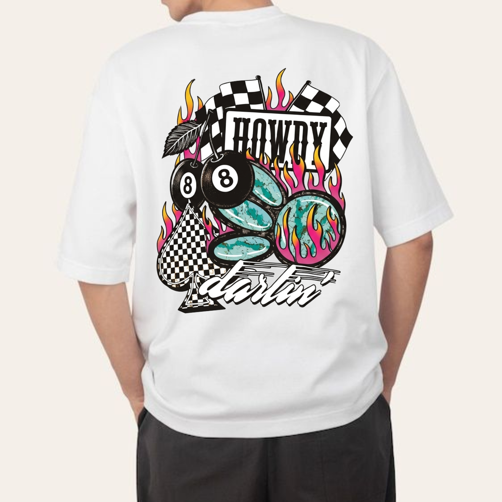Howdy Darlin Retro Western T-Shirt – Funny Southern Charm Graphic Tee