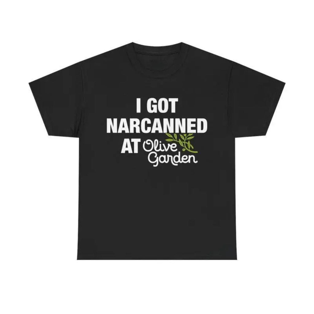 "I Got Saved at an Italian Restaurant" Funny Dark Humor T-Shirt – Streetwear Graphic Tee, Unisex Cotton Shirt