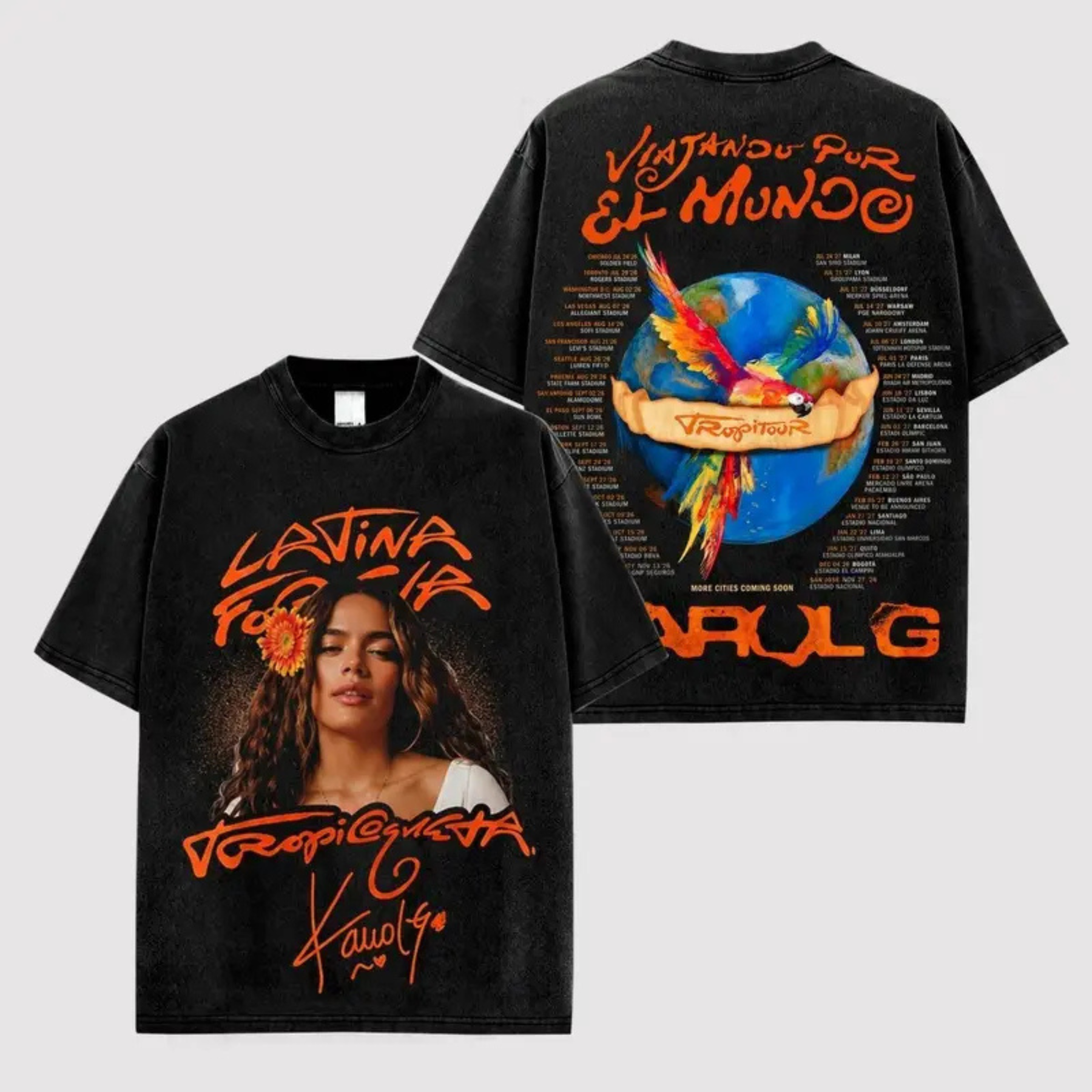 "Viajando Por El Mundo" Tropical T-Shirt