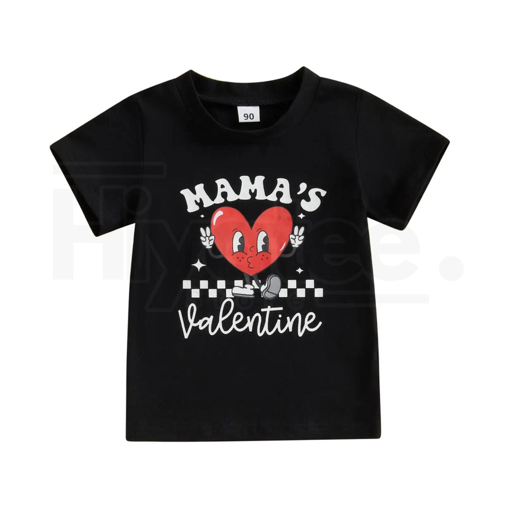 TheFound Baby & Toddler Valentine's Day Heart Graphic Tee – Sweet Letters Holiday Top