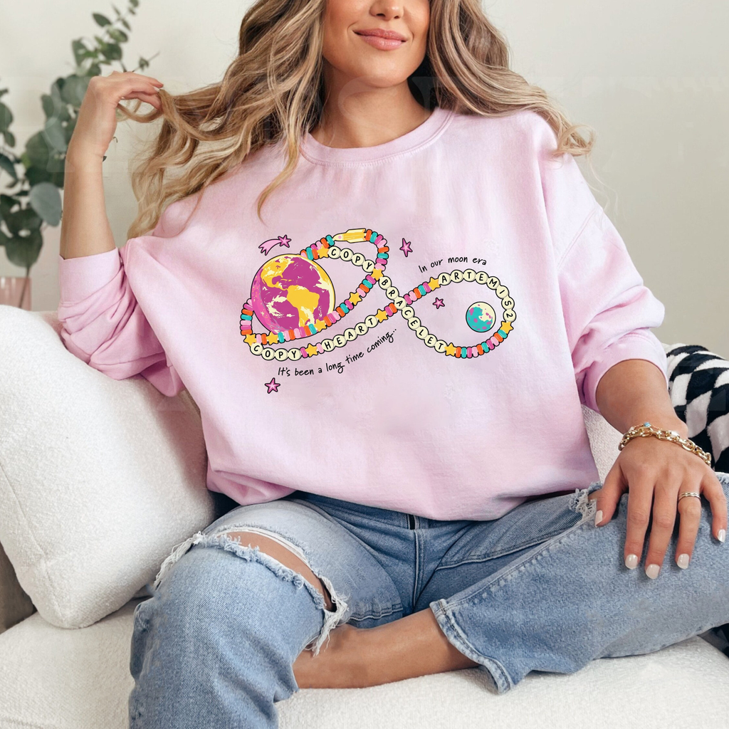 Artemis II NASA Logo sweatshirt – Vintage Washed Space Exploration sweatshirt